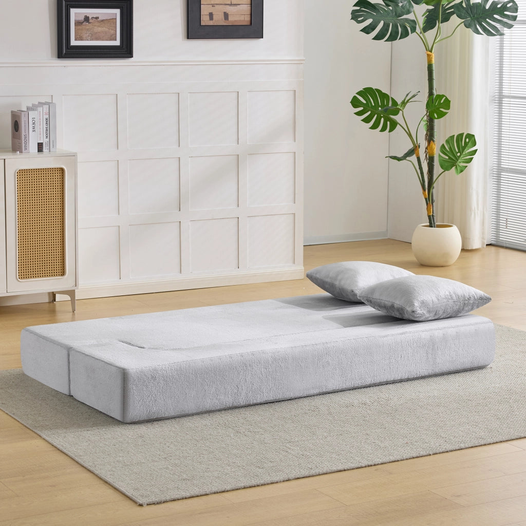 Divano Trasformabile Moderno ¨C MINIMAL ¨C Grigio Chiaro