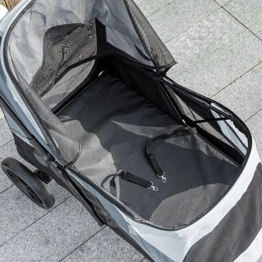 Carrello per Cani Pieghevole ¨C Minimal ¨C Grigio