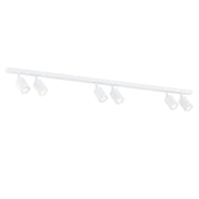 Plafoniera bianca minimal FLASH 6xGU10 8W 116cm Emibig