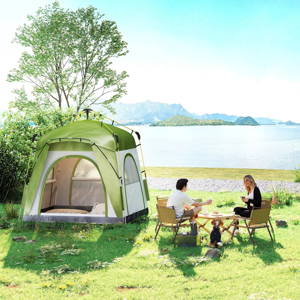 Tenda da campeggio pop up ¨C Minimal ¨C Verde grigio