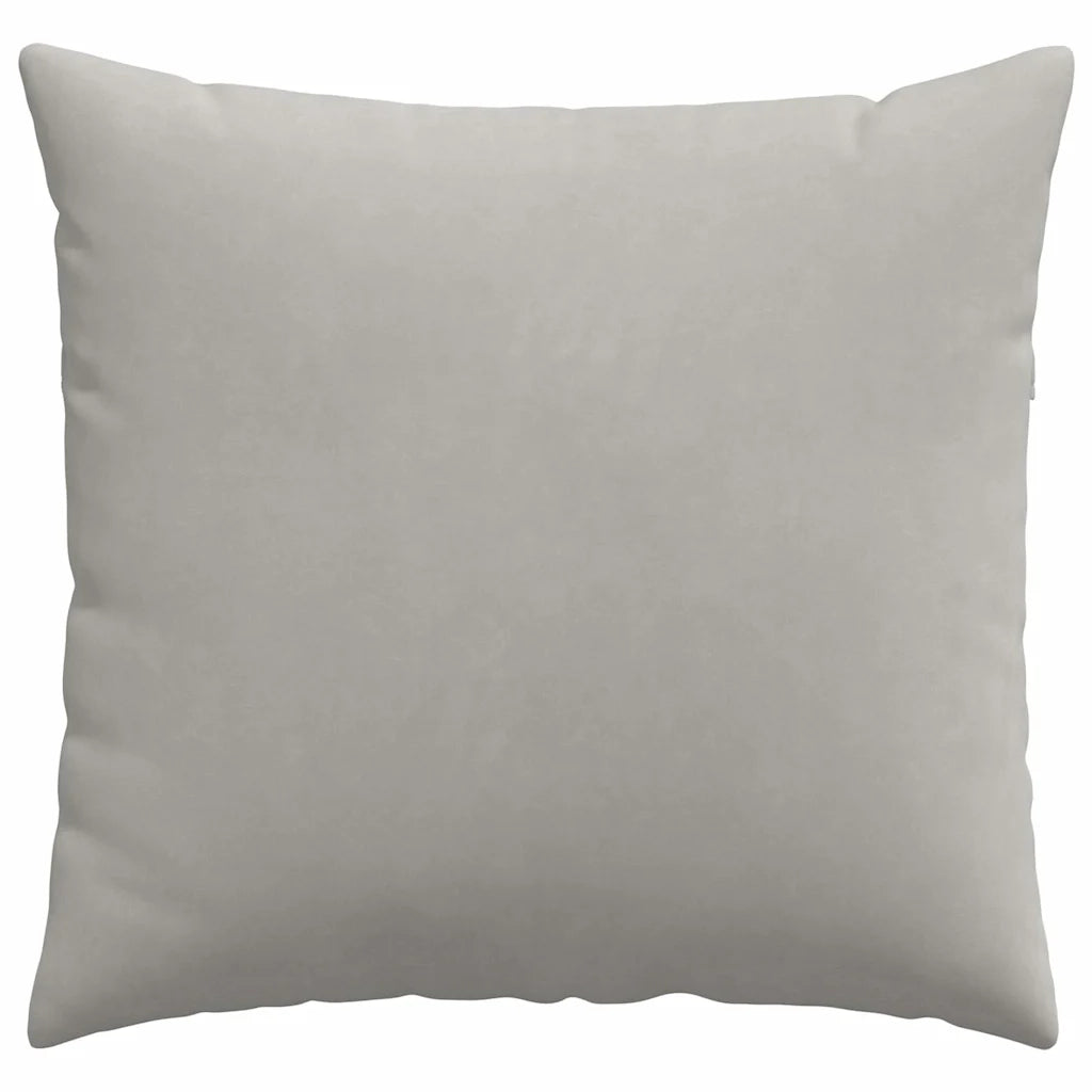 Cuscini da Divano 2 pcs Grigio chiaro 50 x 50 cm Tessuto 42013984