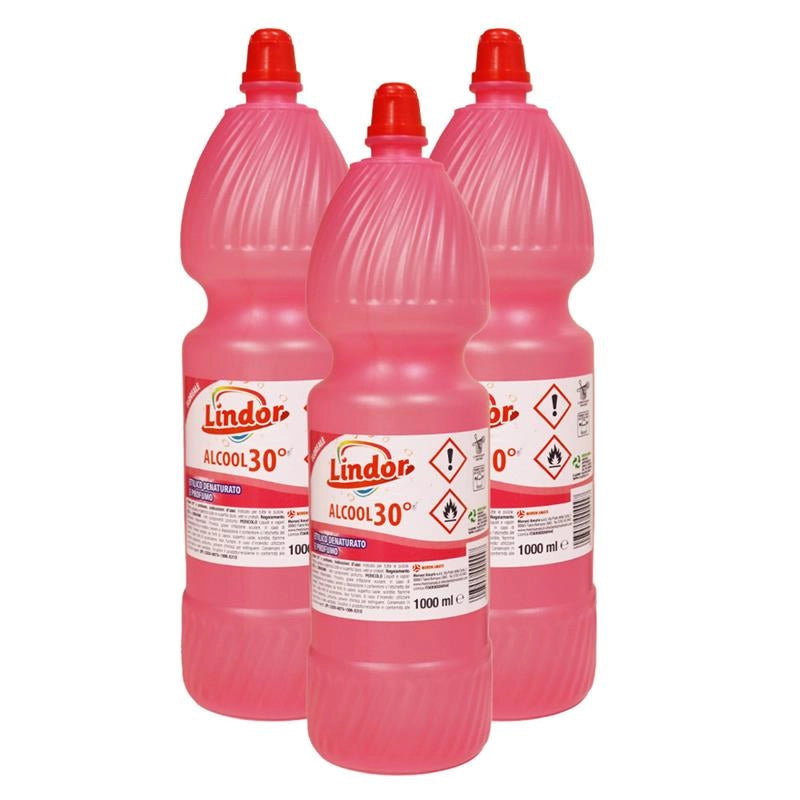 LINDOR DETERGENTE CON ALCOOL 30° PROFUMATO 3LT
