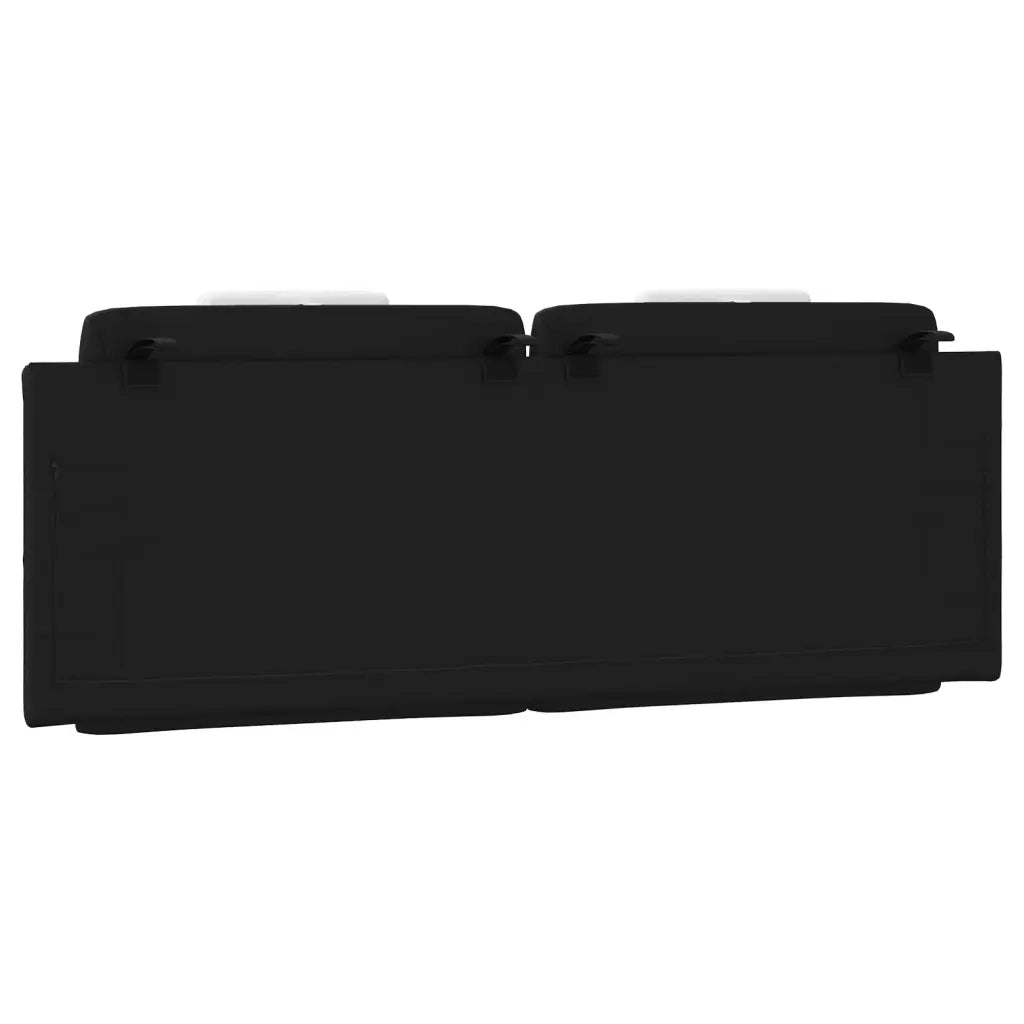 Cuscino Testiera Viana Nero e Bianco 152 cm in Similpelle 374823