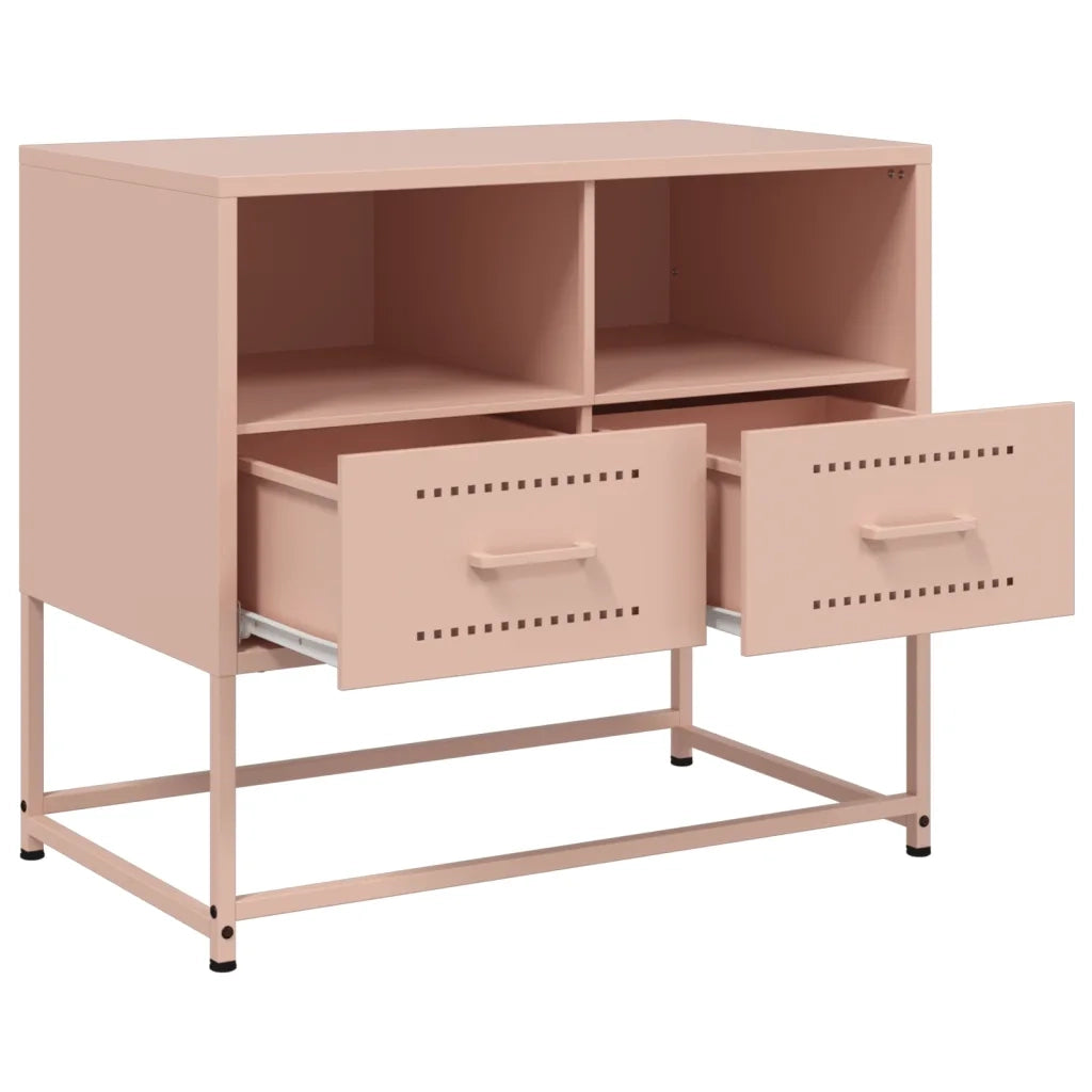 Mobile TV Rosa 68x39x60,5 cm in Acciaio 846549