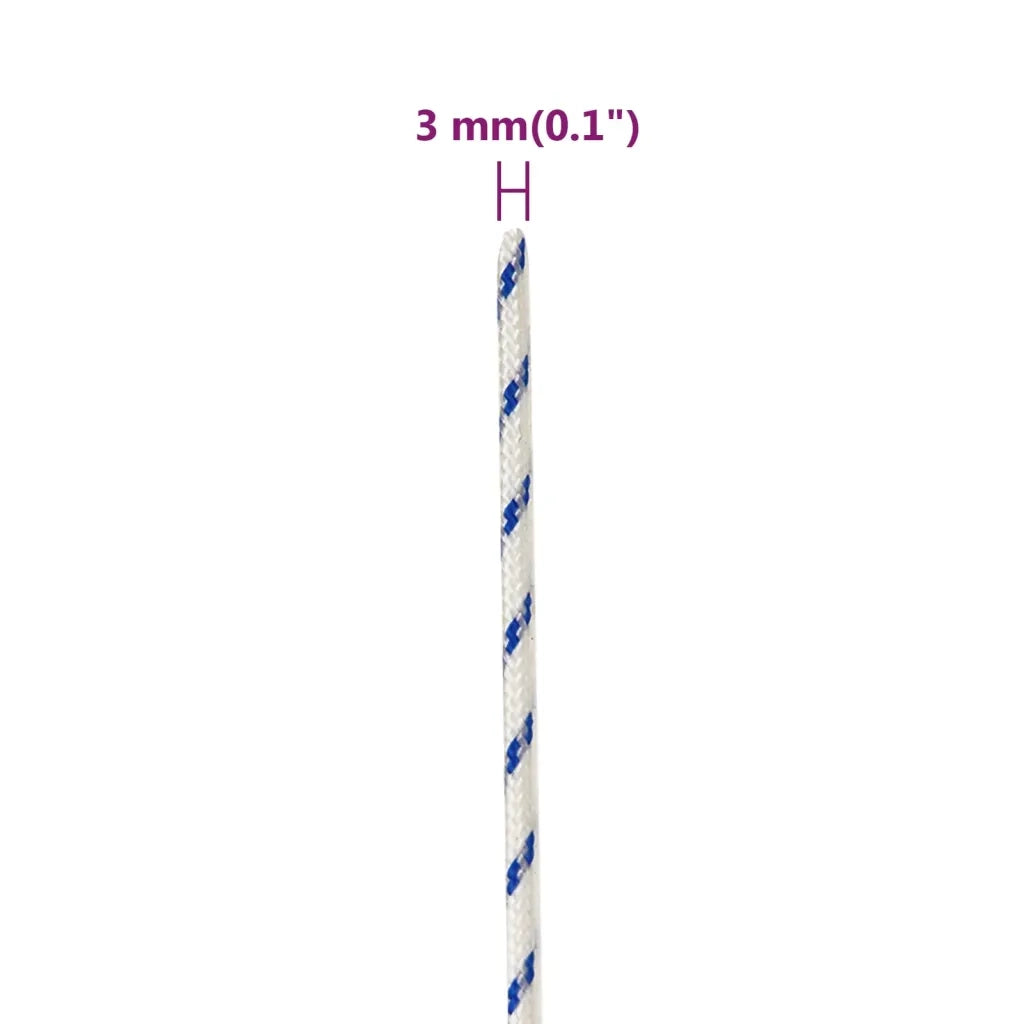 Corda | Fune per barca Bianca 3 mm 250 m in Polipropilene
