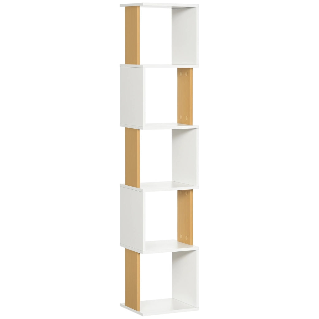 Libreria Scaffale S per Libri ¨C Minimal ¨C Bianco 33x28x161 cm