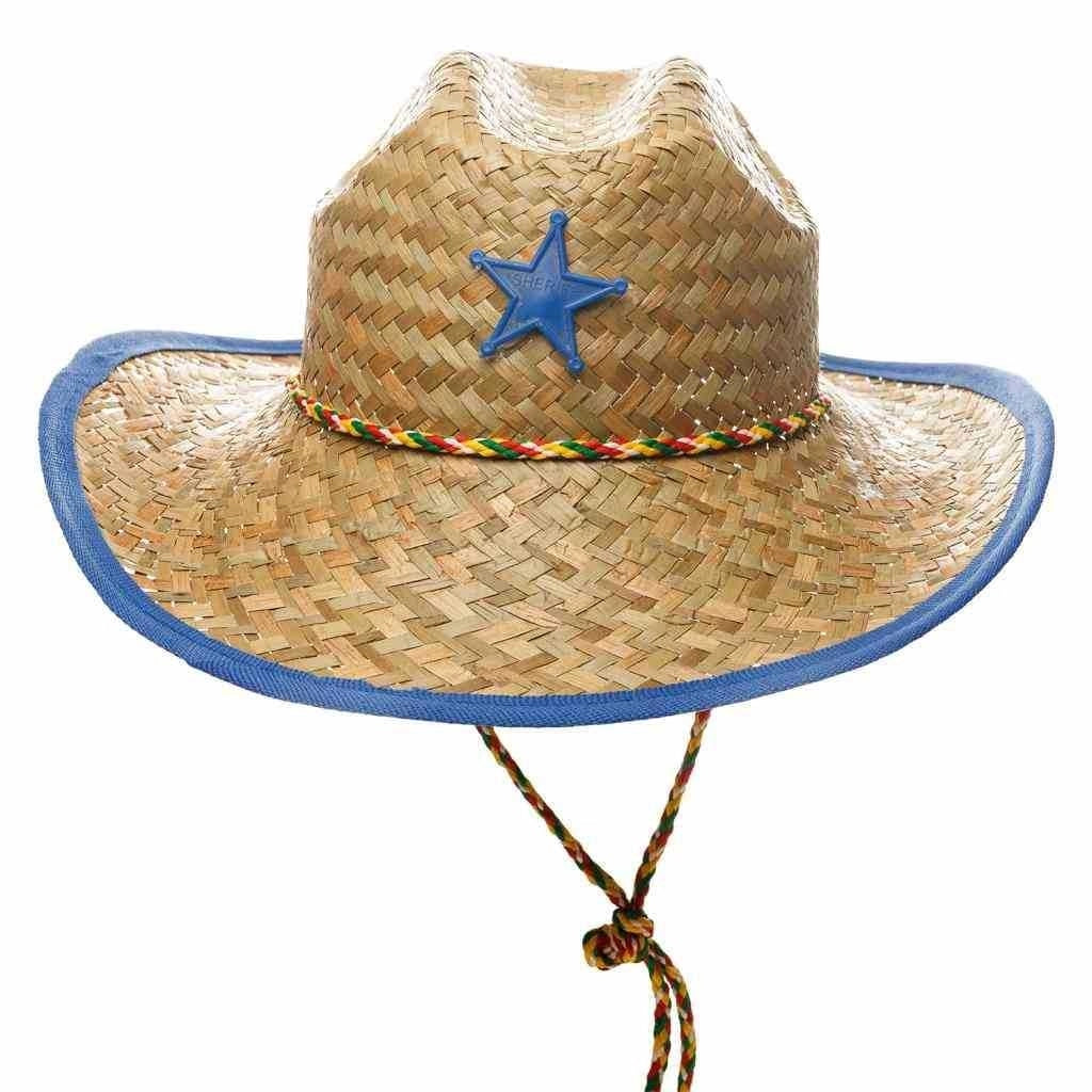 Cappello in paglia marrone 54x7