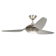 Ventilatore Voya Kichler 152cm LED 14W telecomando champagne