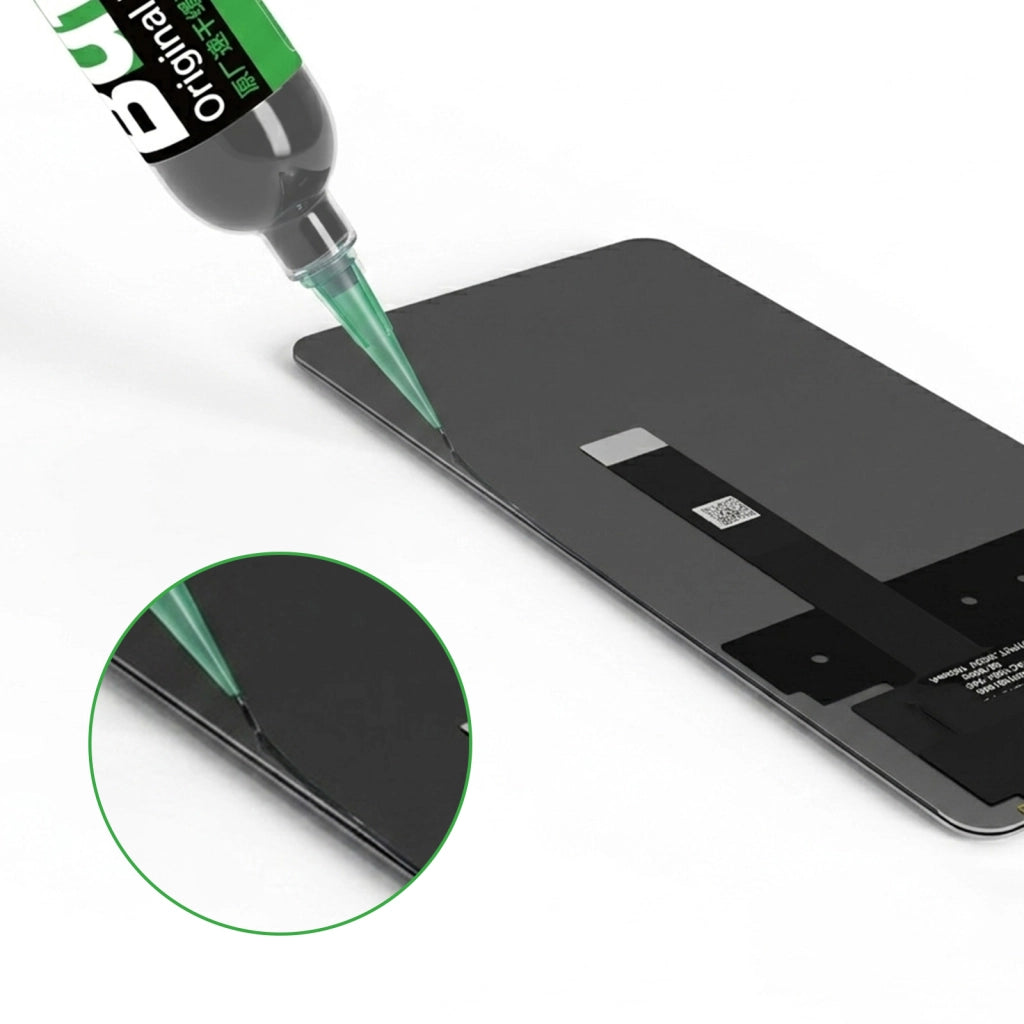 Colla GL01 Alta Precisione 30ml per Schermo LCD e Telaio Mobile Nero Avizar