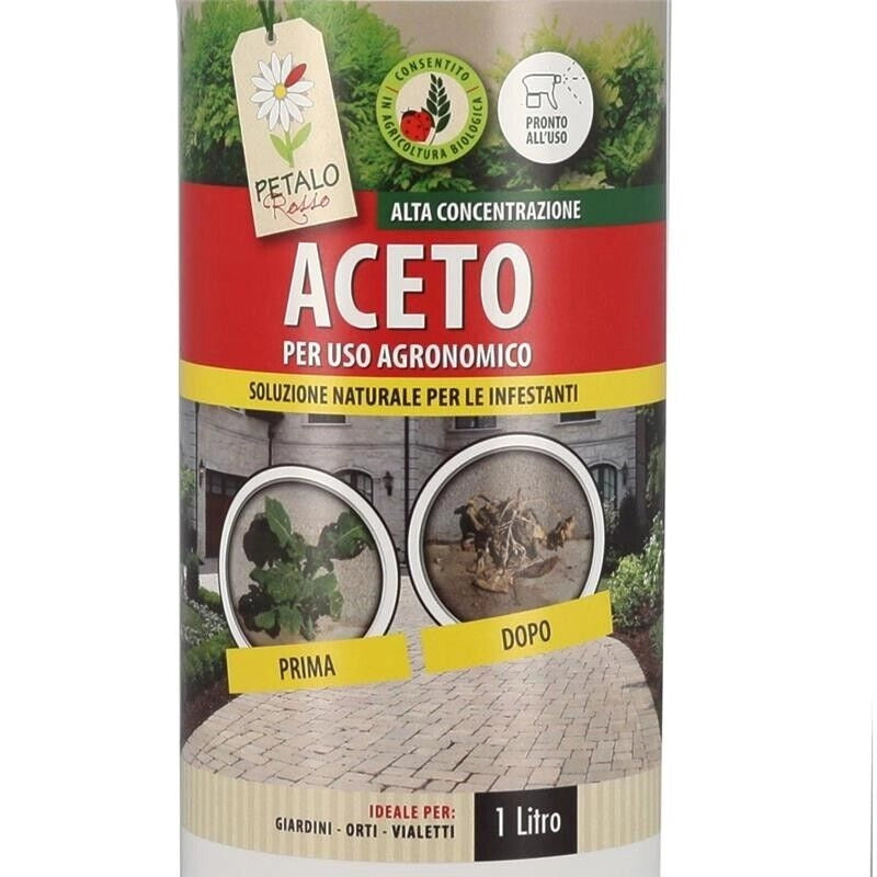ACIDO ACETICO DISERBANTE PER USO ARGONOMICO PER ERBE INFESTANTI DA 1 LT