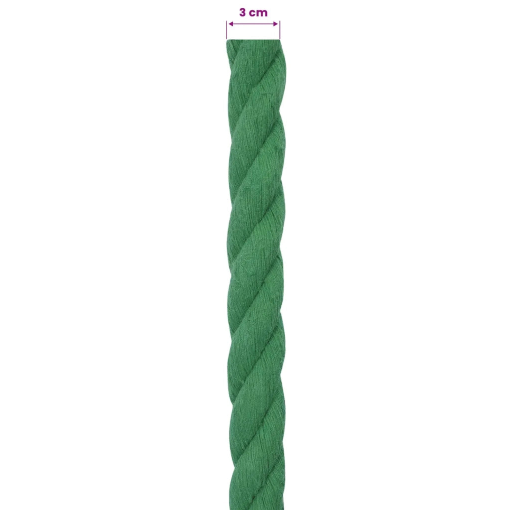 Corda Verde 3 x 3 x 2500 cm Cotone 42011977