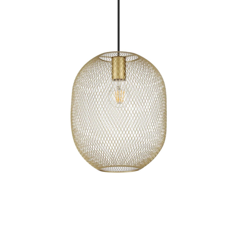 Lampada A Sospensione Net Sp1 D24 Oro Ideal-Lux