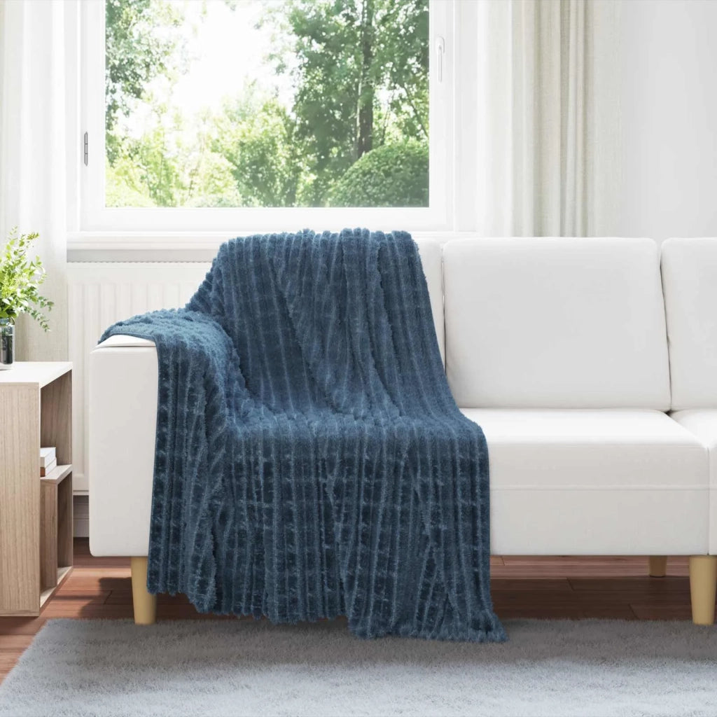 Coperta Blu navy 150 x 130 cm Panno 42016925
