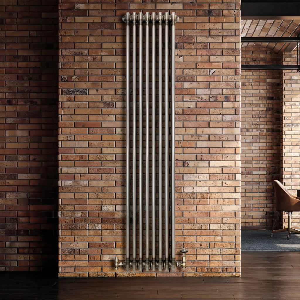 Radiatore 3 Colonne Verticale Metallo Grezzo 1800x380 mm