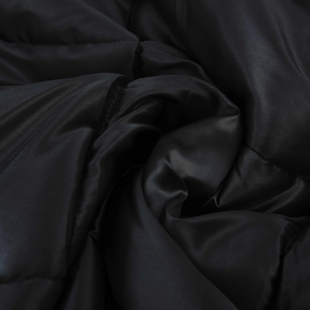 Piumone Completo Annuale Nero 200 x 220 cm Satin e Micropile 42025820