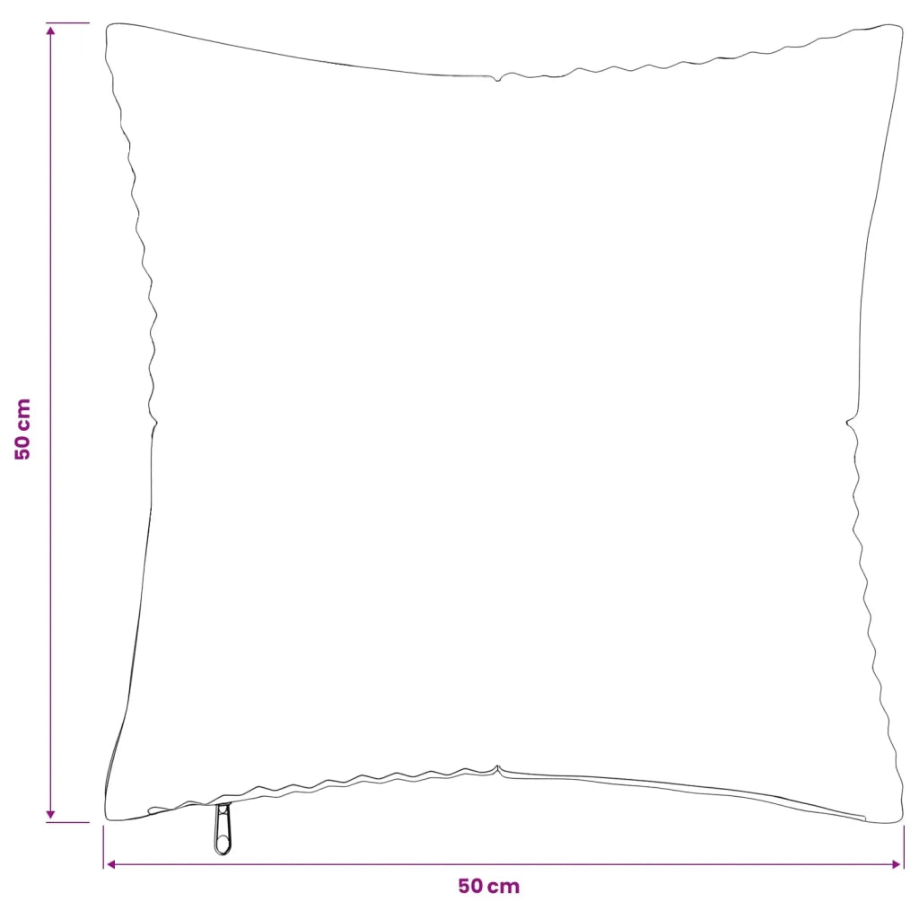 Federa 2 pcs ALMELO Blu 50 x 50 cm corduroy 914908