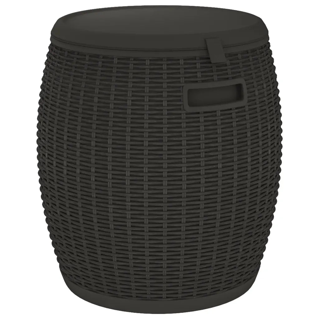 Contenitore da Giardino 4 in 1 Polipropilene Nero 364155