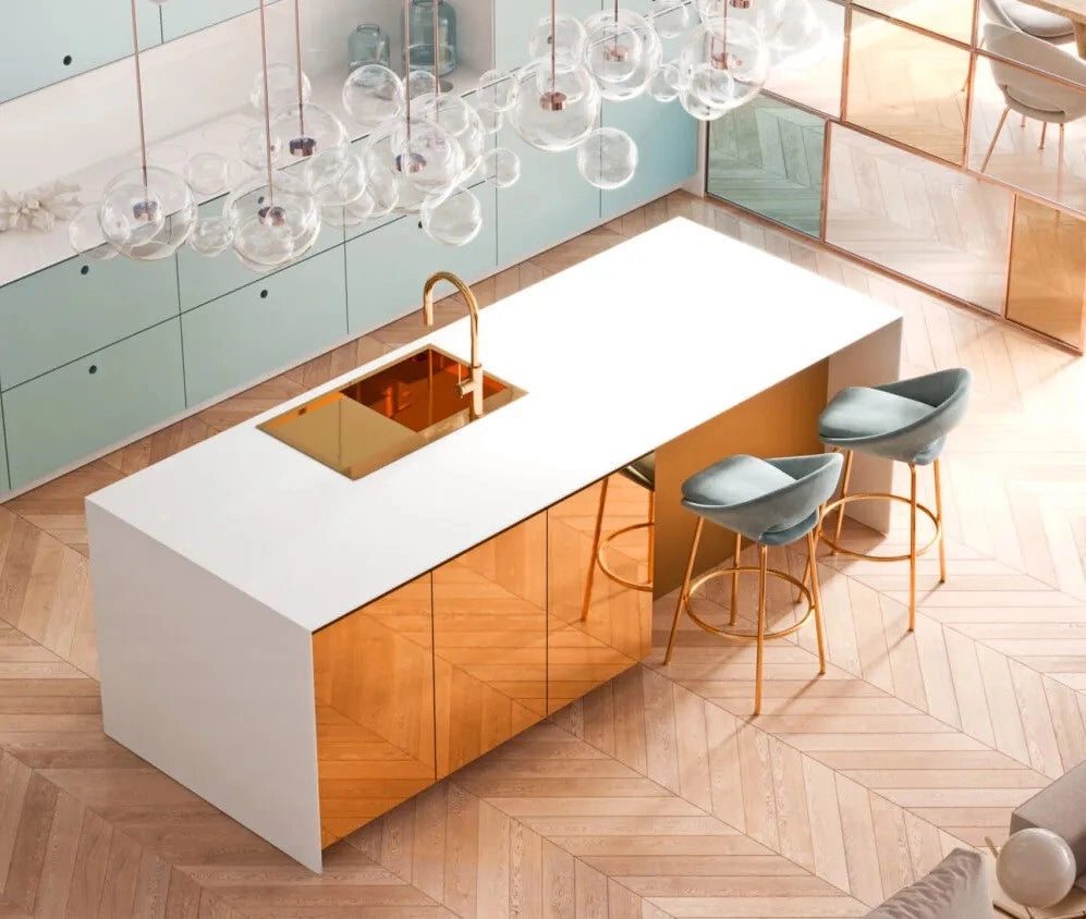 Lavello In Acciaio Russel 111 Copper