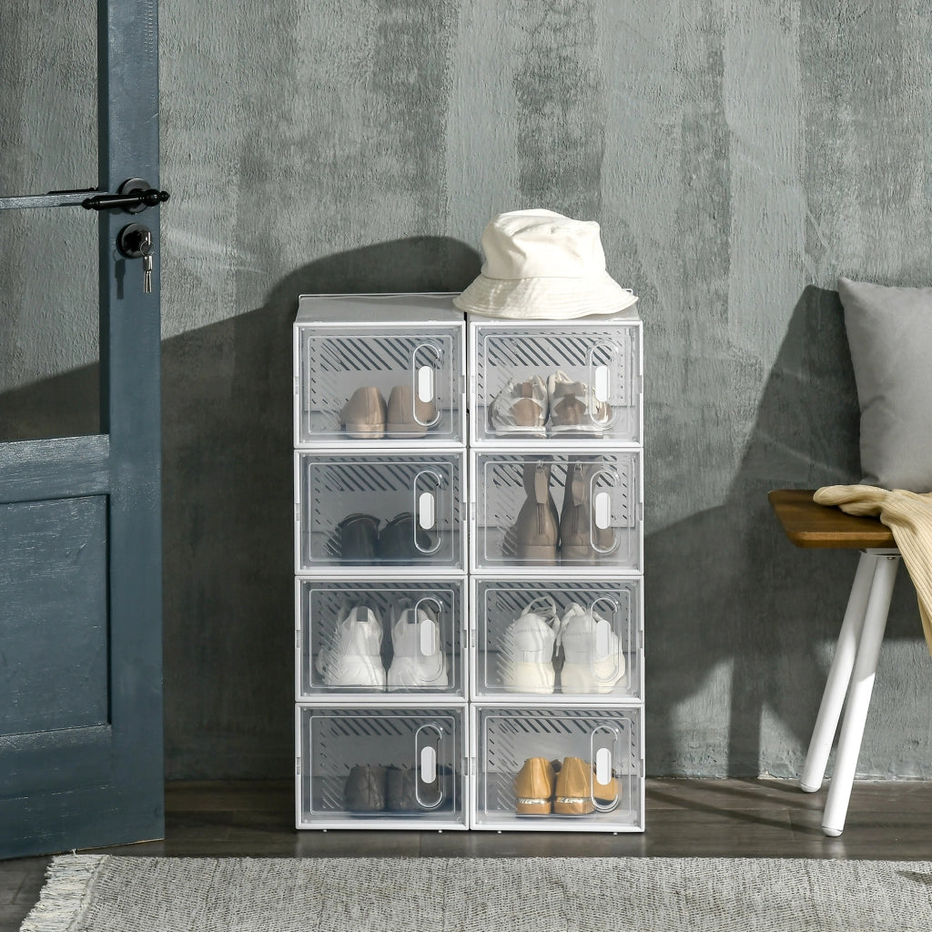 Armadio Scarpe Modulare ¨C Minimal ¨C Trasparente 25x35x19 cm