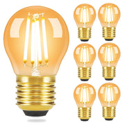 ZMH Bombilla LED Edison Bombilla LED Retro G45 2700K E14 E27