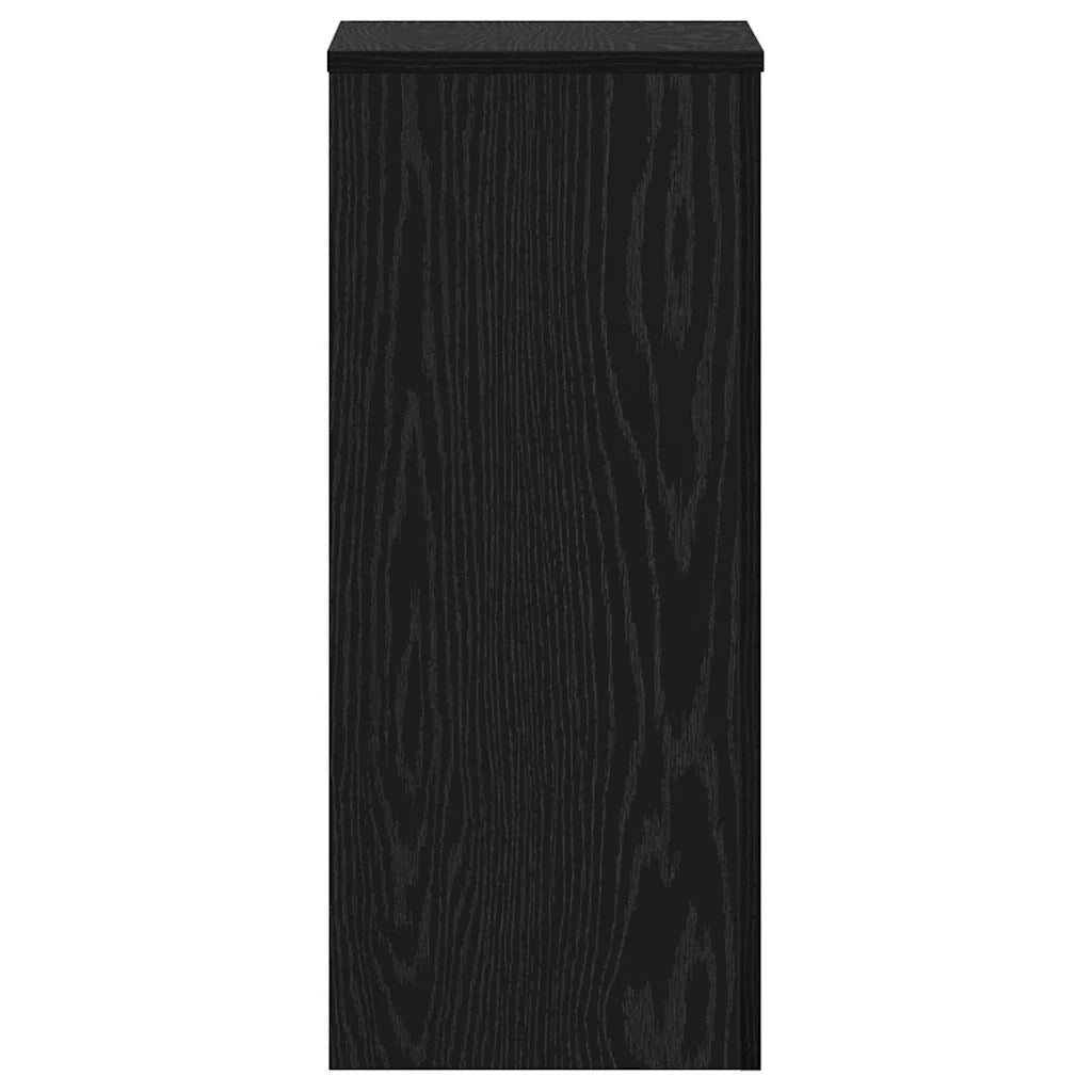 Supporto per piante | Sostegno per piante 2 pz Rovere Nero 30 x 30 x 70 cm