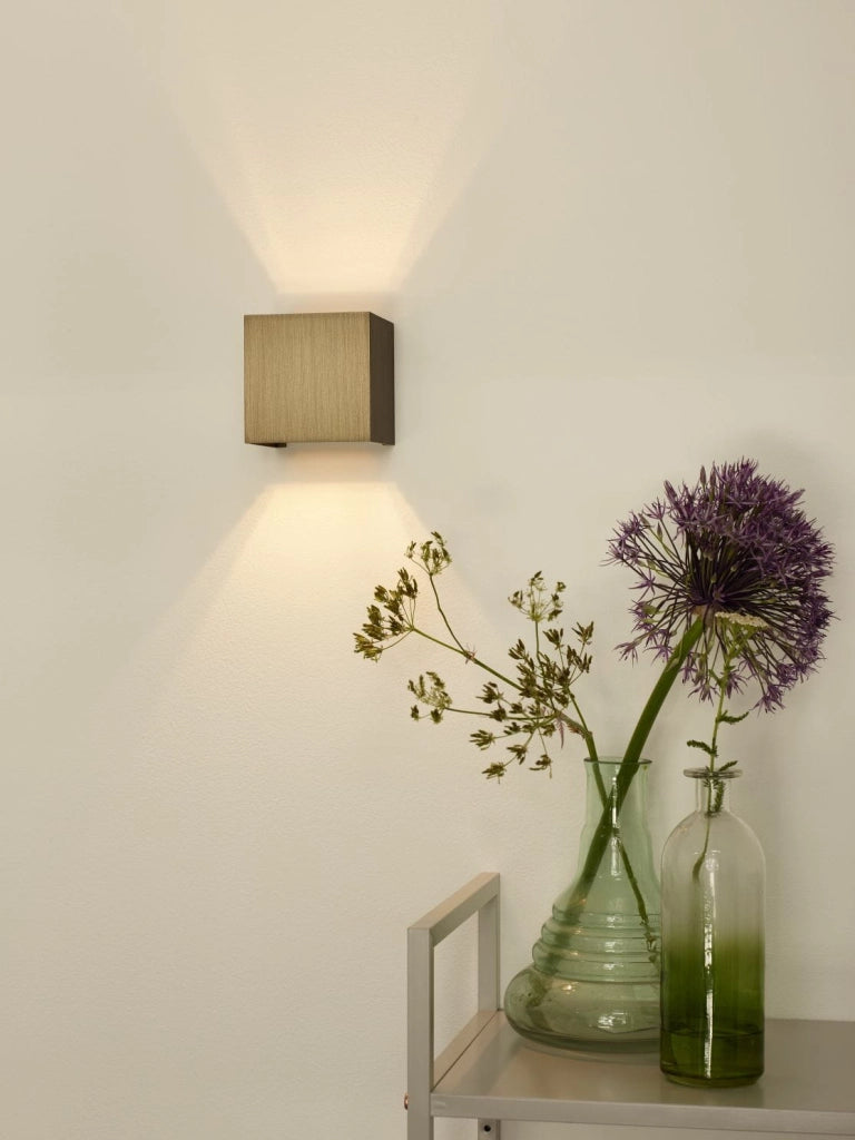 Lucide Xio applique marrone alluminio G9 LED 2700K