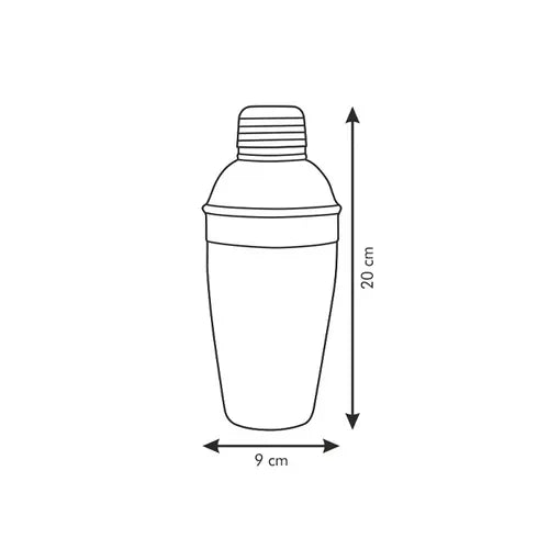 SHAKER 'PRESTO' capacitÃE 0,5 lt - ÃE¸ 9 cm - altezza 20 cm - TESCOMA