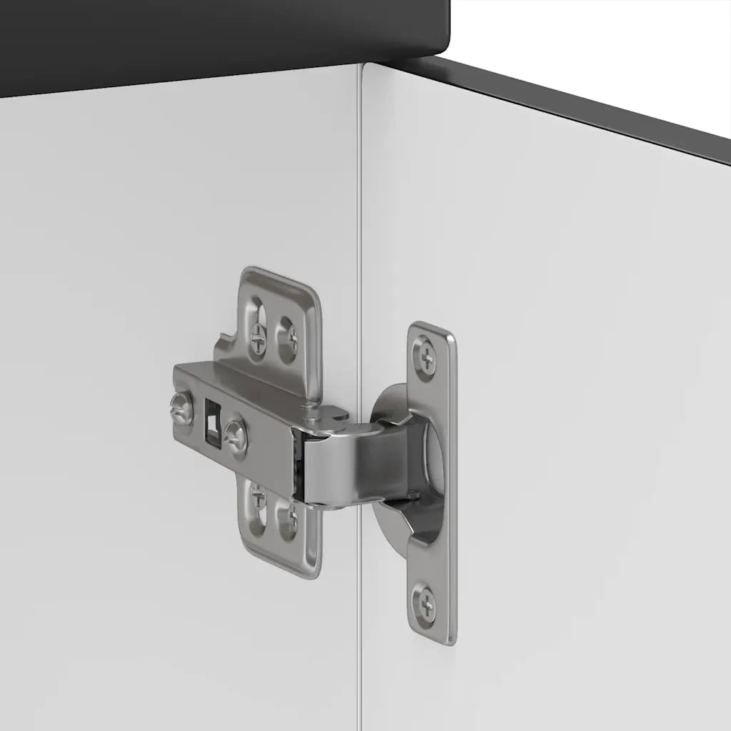 Base da Cucina Kalmar Nero in Legno Multistrato 853468