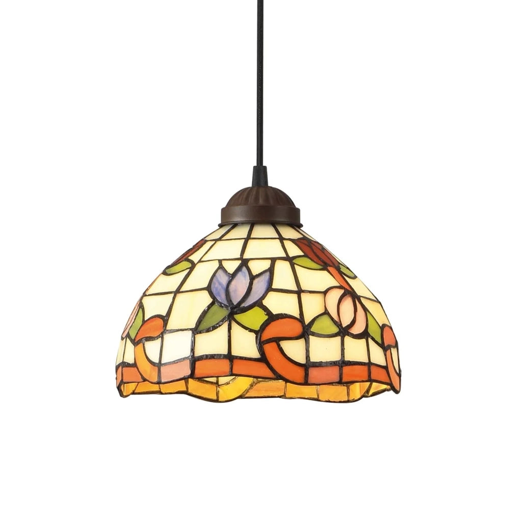 LÚZETE - LAMPADA DA SOFFITTO A 1 LUCE 20 CM TIFFANY BLOSSOM
