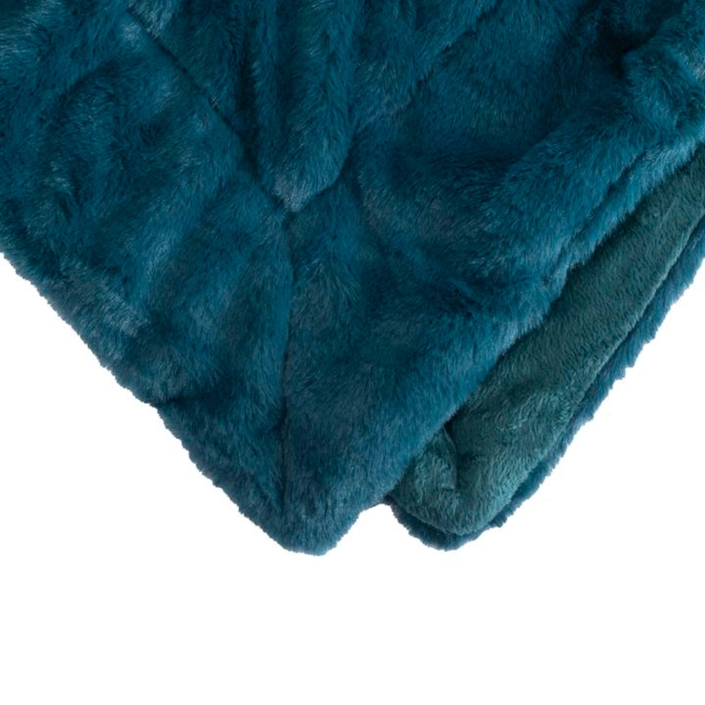 Coperta blu scuro-verde 130x170cm MINNOR