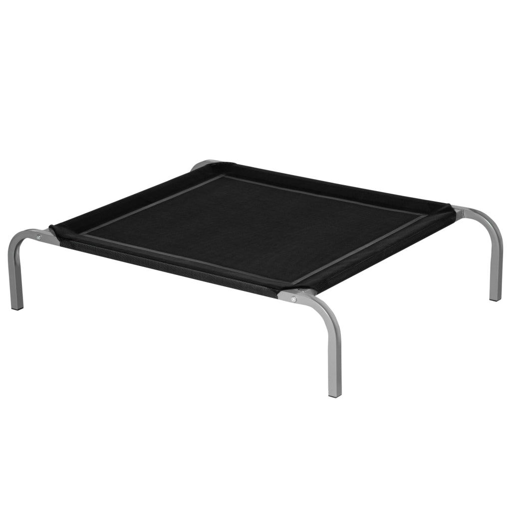 Letto per Cani Gatti Elevato ¨C zephmum ¨C Nero 90x65x20 cm