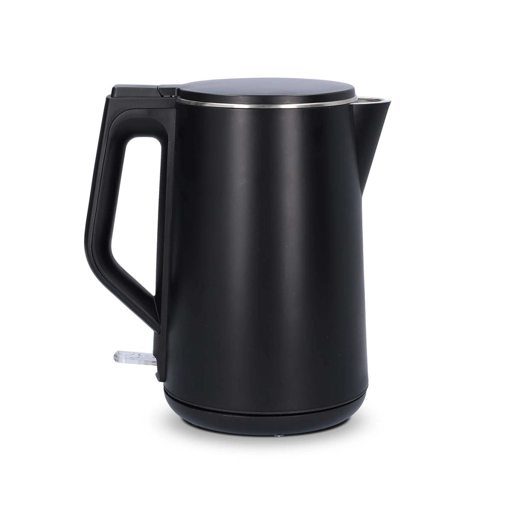 Bollitore elettrico in plastica da 1,5L 2200W rotante con controller Strix Nero Nedis