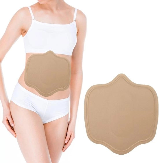 Piastra di compressione addominale morbida schiuma - Flaccidità addominale - Disegno ergonomico - Utilizzo postoperatorio - Sicuro e idoneo per la pelle - Comfortevole comfort di portata