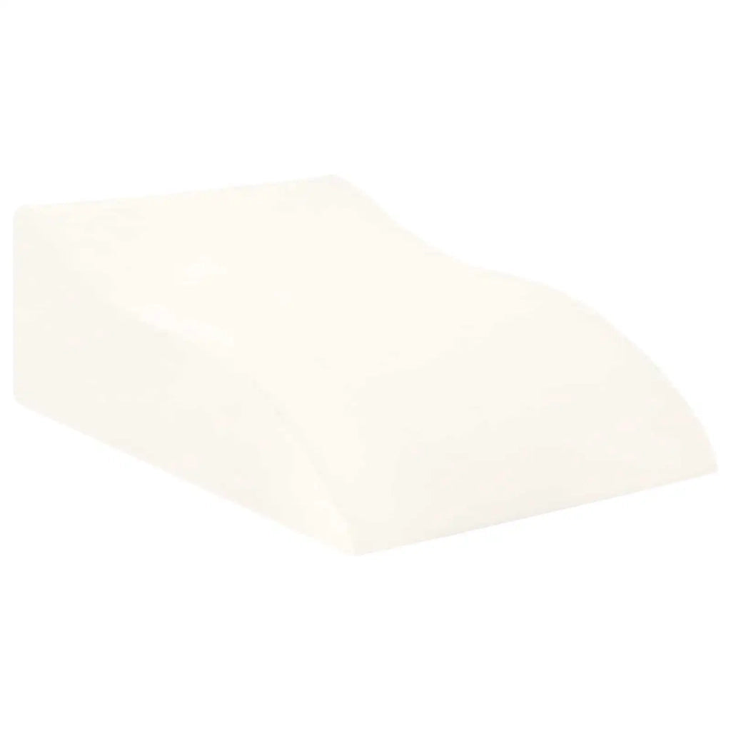 Cuscino per Gambe Bianco 68 x 40 x 21,5 cm Schiuma PU 42020186