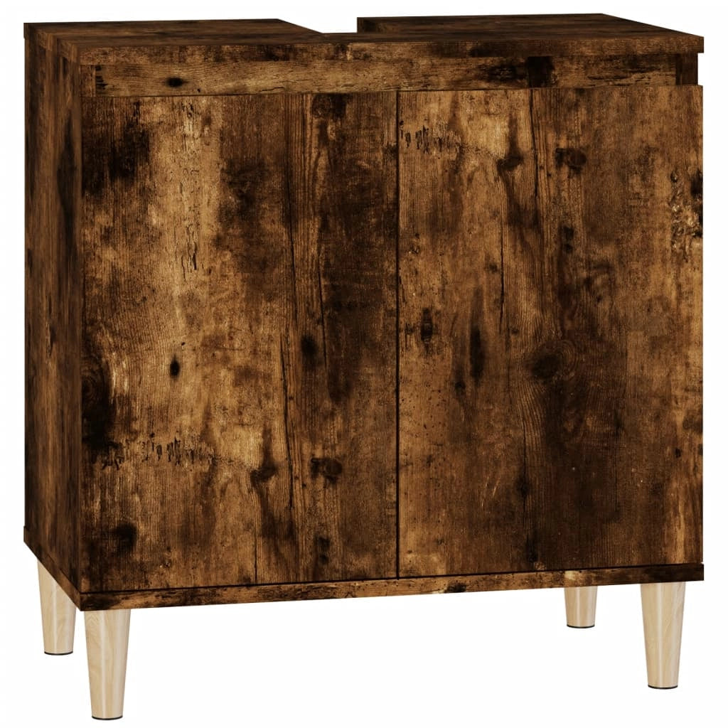 Mobile lavabo 58 x 33 x 60 cm in legno ingegnerizzato marrone 02_0006818