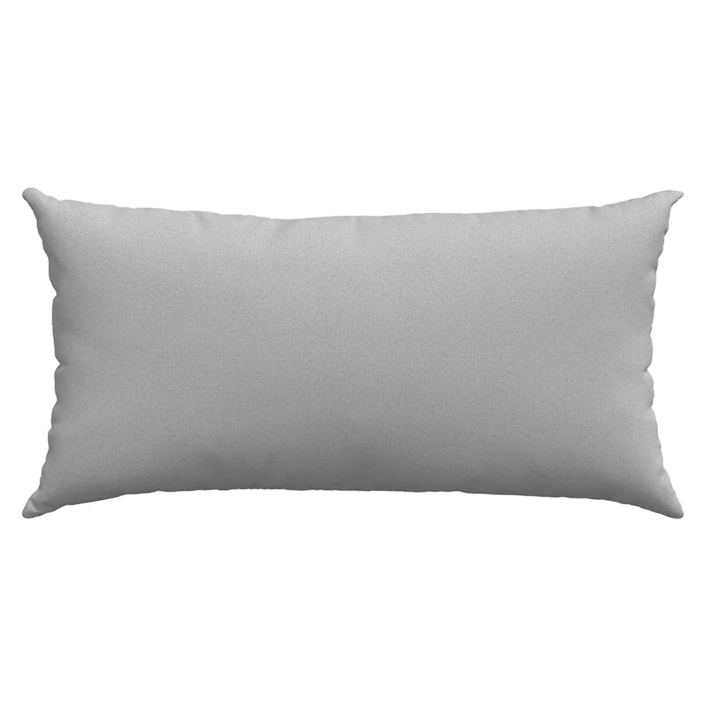 Cuscini da Divano 2 pz-Set di 2 Cuscini per Sofa Grigio Nuvola 80 x 40 cm Tessuto