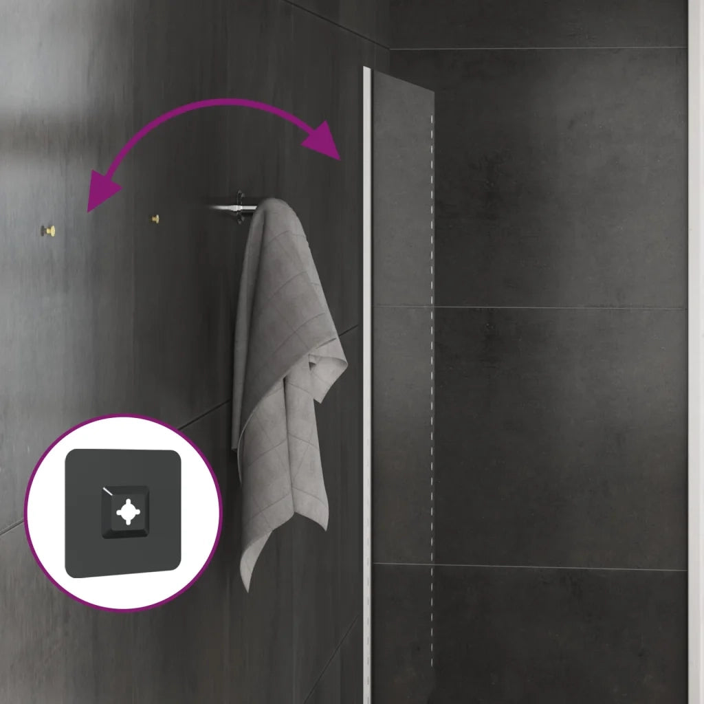 Specchio da Bagno con Luci LED 50x70 cm 3154048