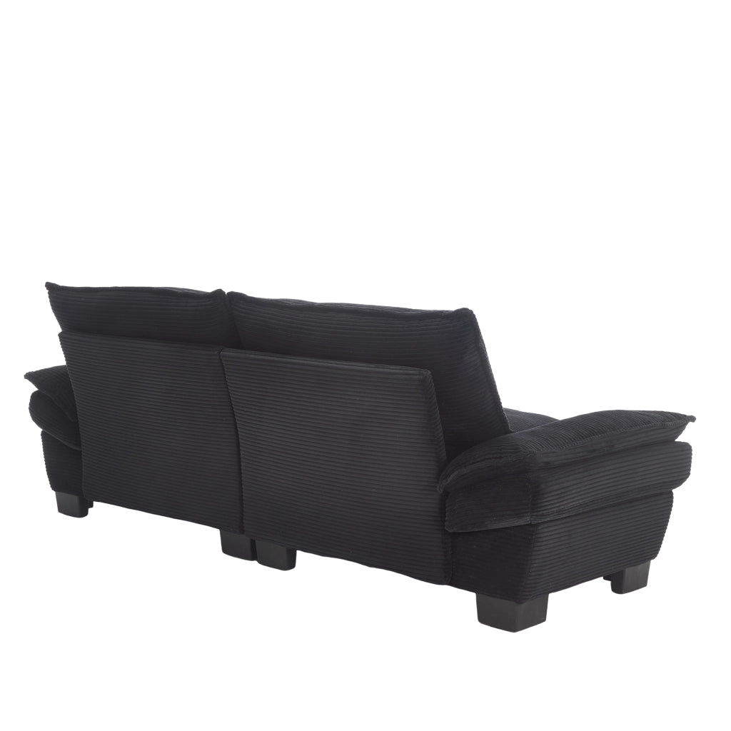 Divano Letto Matrimoniale ¨C MINIMAL ¨C Nero, Imbottito