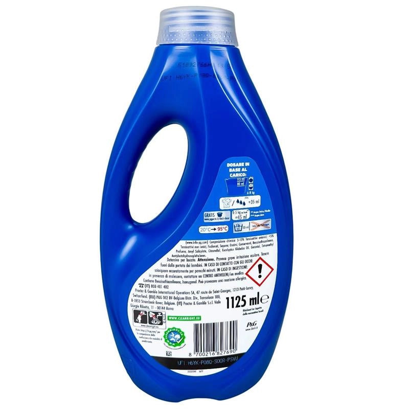 DASH DETERSIVO LIQUIDO LAVATRICE SALVA COLORE 25 LAVAGGI 1125 ML