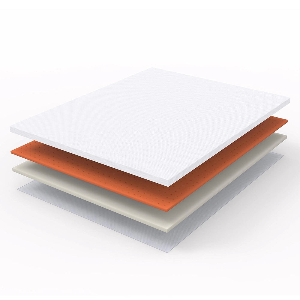 Coprimaterasso Basics 120x200cm 5cm - Xylo - Schiuma Gel, Colore Bianco