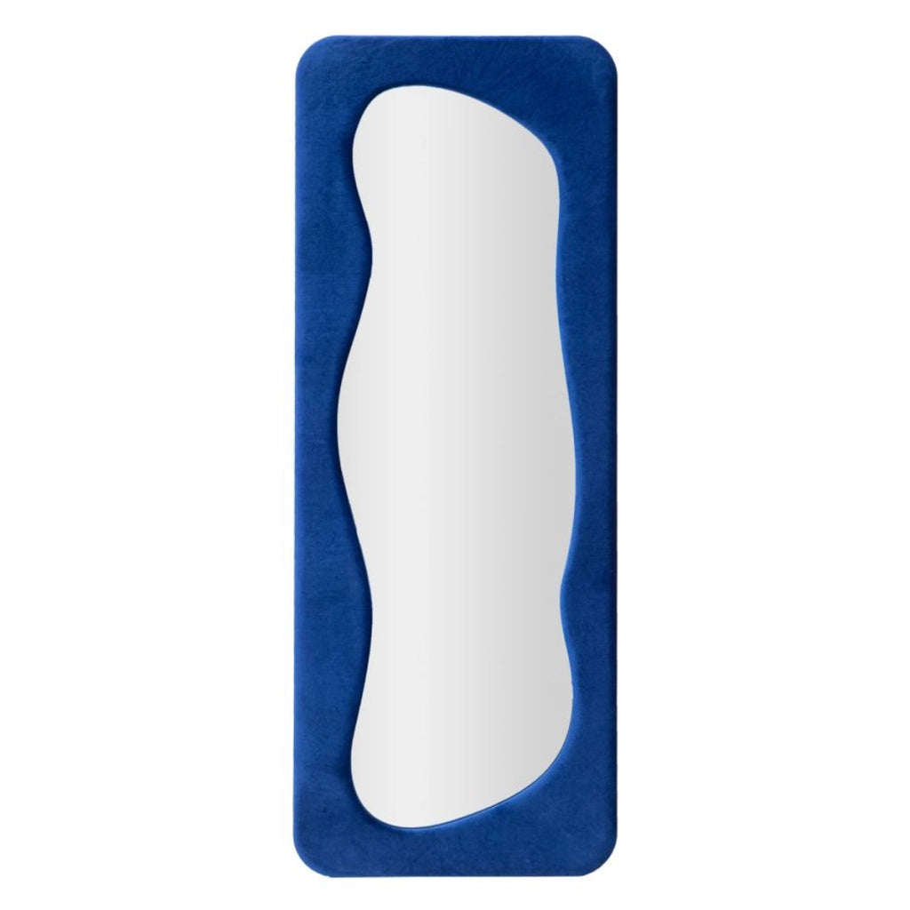 Specchio con Cornice VKH461, Blu, MDF, 40x4x160 cm
