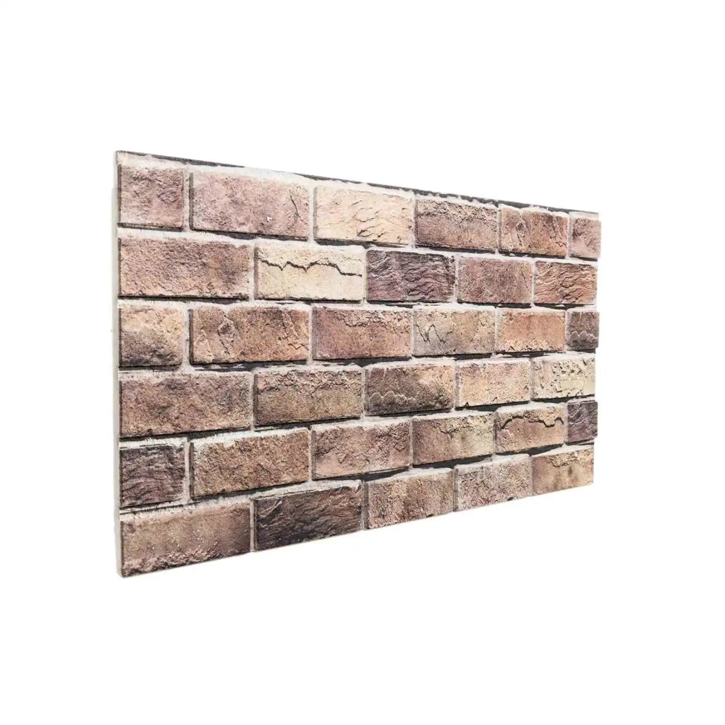 Pannelli da parete 10 pz 100 x 50 cm Marrone e Grigio 42046103