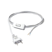 Cavo bianco 2 m con interruttore e spina Nowodvorski Switch