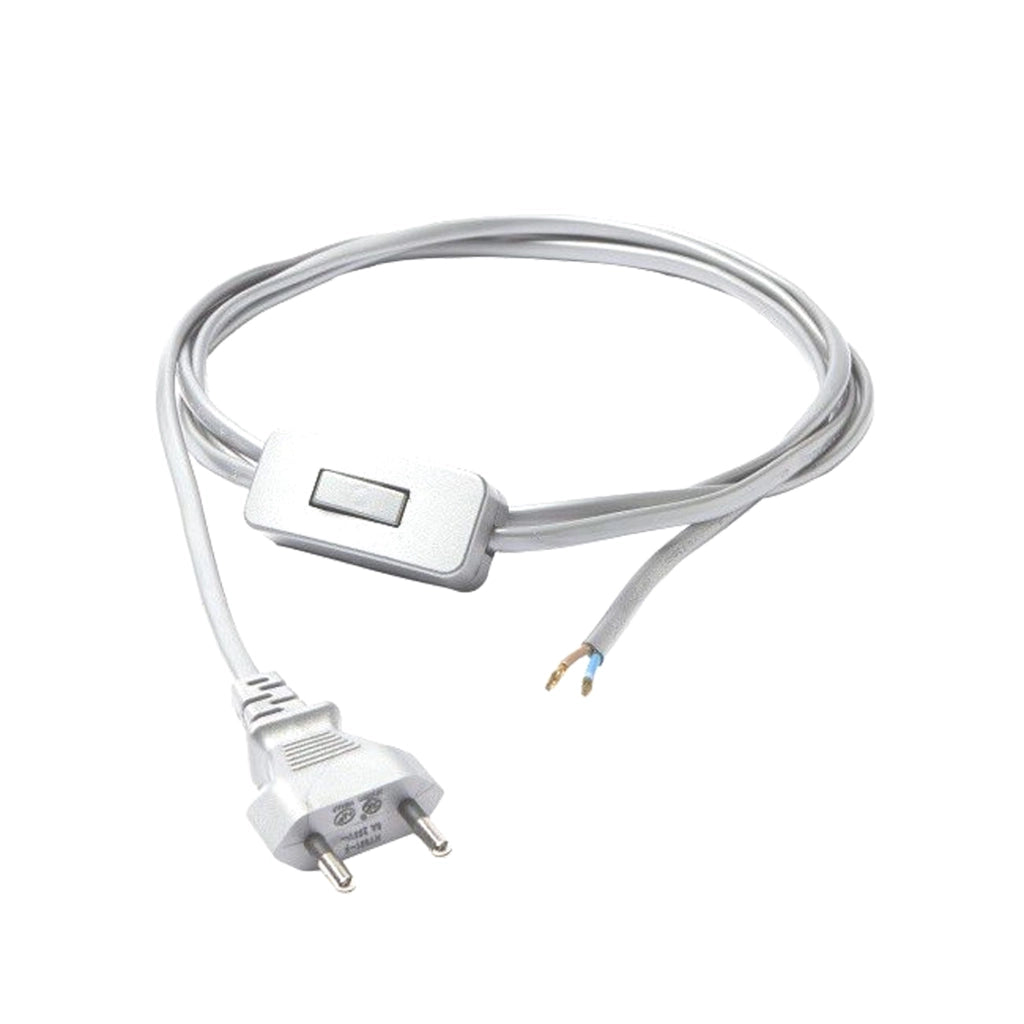 Cavo bianco 2 m con interruttore e spina Nowodvorski Switch
