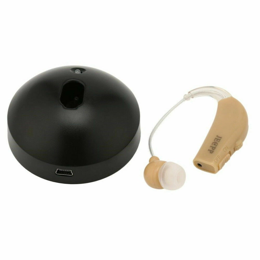 Trade Shop - Apparecchio Acustico Regolabile Usb Ricaricabile In Ear Amplificatore Acustico -