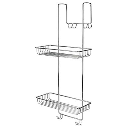 SUPPORTO x DOCCIA 2 PIANI CROM CM.20x26x60 MALLORCA