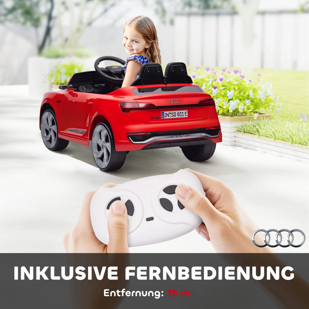 Auto Elettrica per Bambini Audi Q8 12V ¨C Xylo ¨C Rosso con Telecomando e Luci LED
