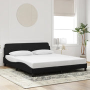 Struttura letto Dover Nera 180x200 cm in Velluto 373338