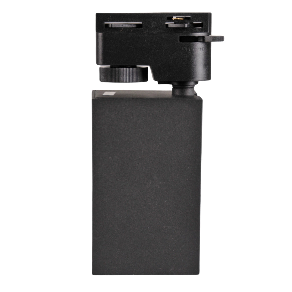 Faretto su binario nero/oro GU10 Square Polux 321756