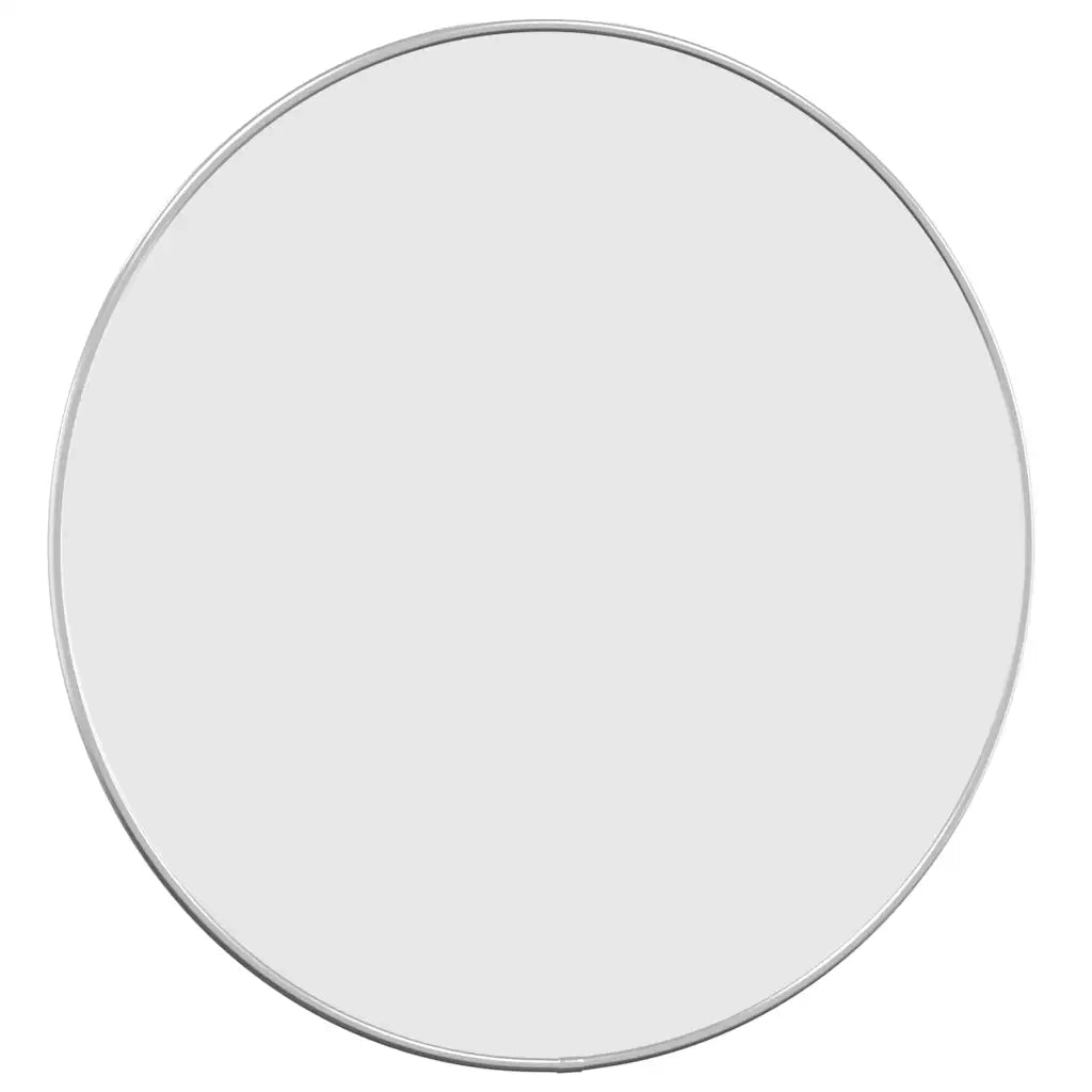 Specchio da Parete | Specchio decorativo Argento ? 50 cm Rotondo